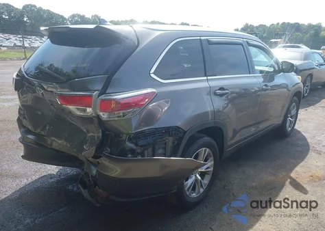2014 Toyota Highlander Xle V6 from USA, damaged, VIN 5TDKKRFH5ES007597